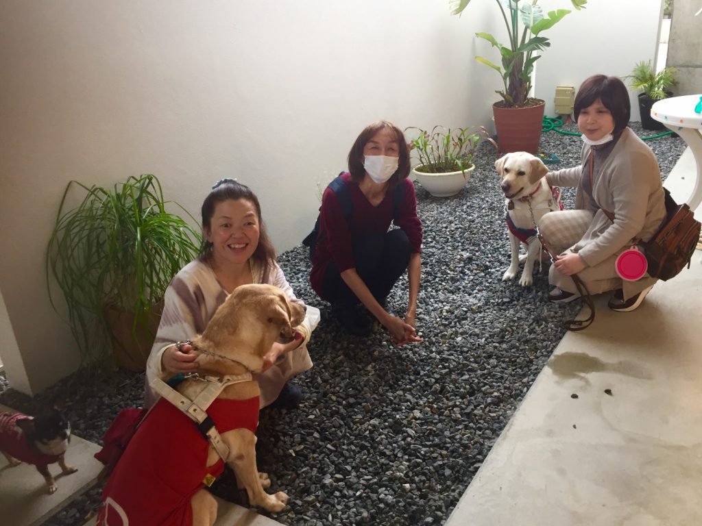 盲目トリオの写真です。