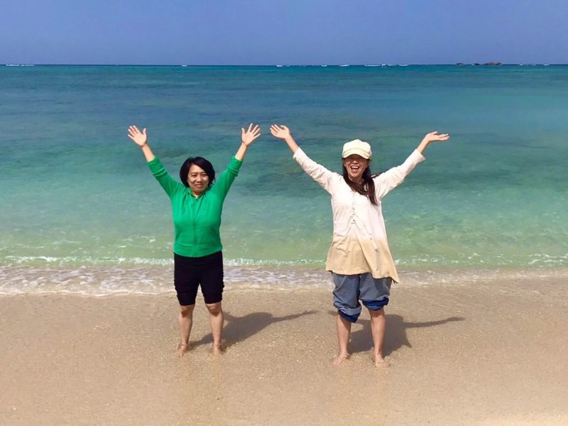 宇宙に向かってアファメーションです