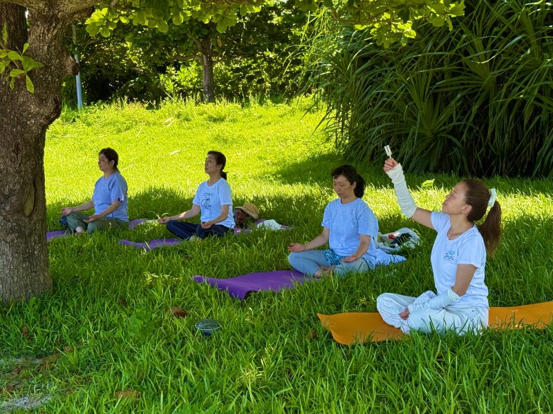 屋外レッスン！