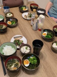 栄養バッチリの夕食です。